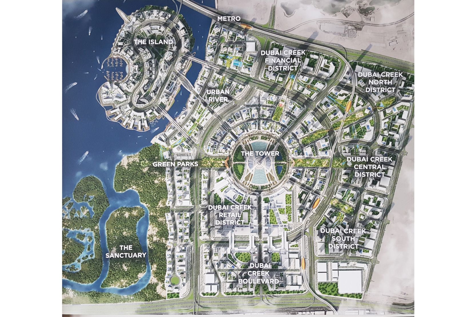 dubai-creek-harbour masterplan
