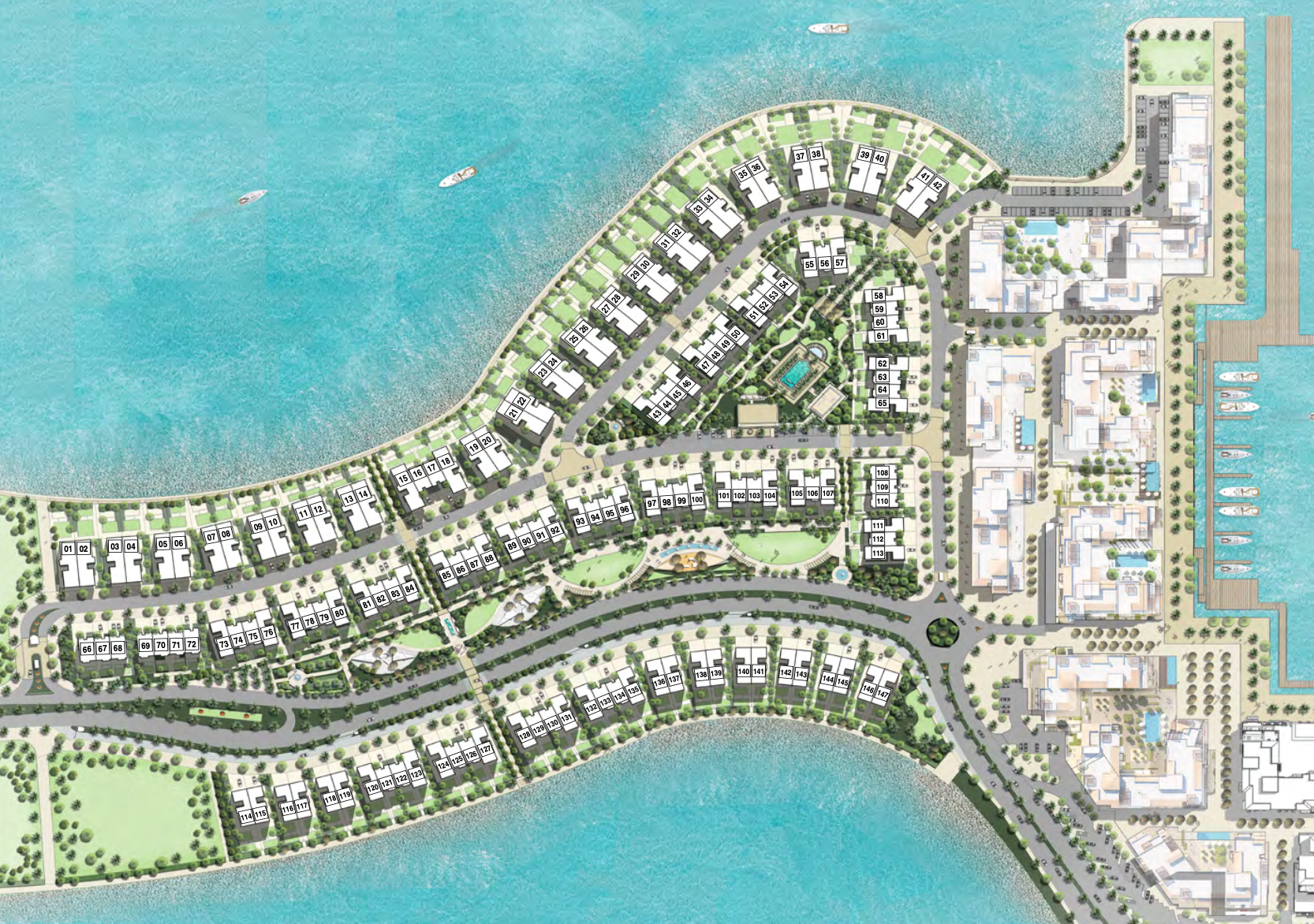 SUR LA MER Masterplan