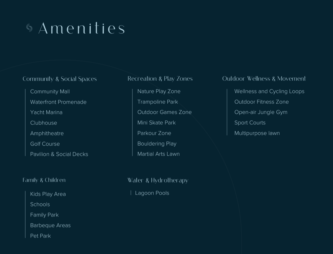 Sobha City Abu Dhabi insights amenities